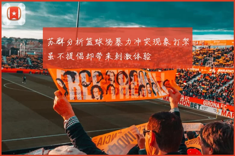 苏群分析篮球场暴力冲突现象打架虽不提倡却带来刺激体验